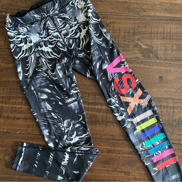 VS *Rare* Limited Edition Show-Off Tight / Leggings Angel Wings S - Picture 4 of 10